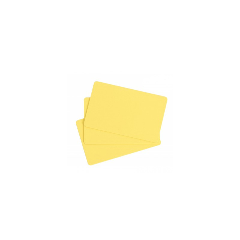 Targeta Groga PVC-0,76mm. 500 u.